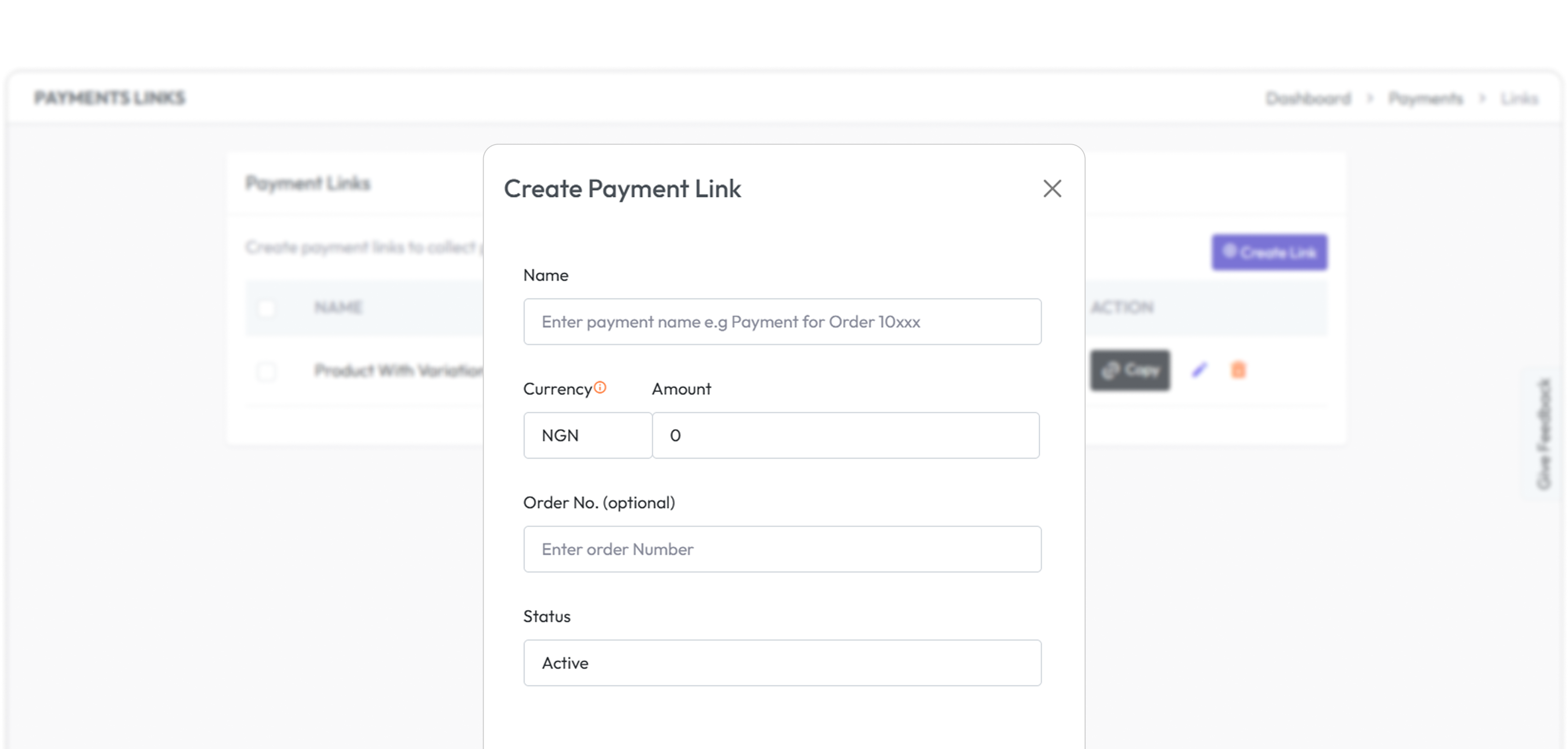Payment Links